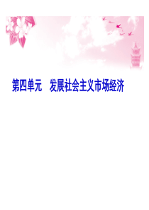 政治：2012届高三一轮复习考点突破课件――第九课走进社会主义市场经济(人教版必修一).zip