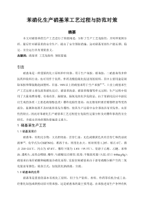 苯硝化生产硝基苯工艺过程与防范对策