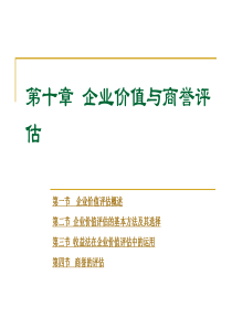 10企业价值评估