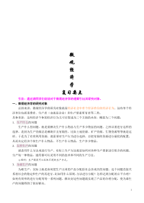 微观经济学(重点)