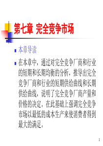 7第七章(完全竞争市场)