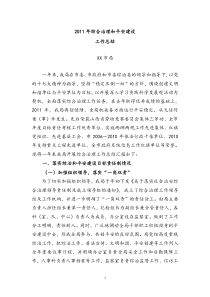 2012年综治工作总结汇报