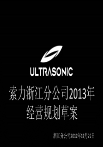 XXXX年浙江分公司经营规划草案01