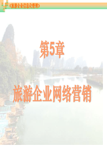 第5章 旅游企业网络营销(《旅游企业信息化管理》-电子教案)