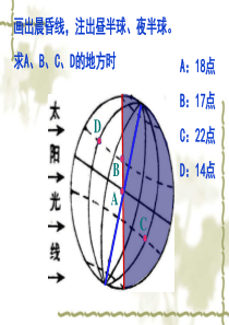 111用昼夜长短和正午太阳高度的变化5_ppt