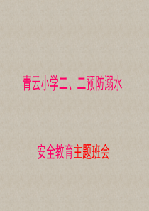 防溺水安全教育-PPT