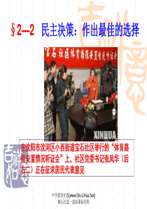 §2—2民主决策：作出最佳的选择