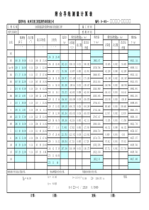 附合导线计算表修改