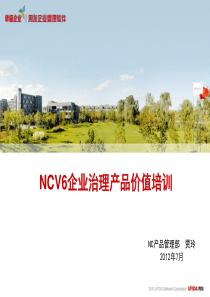 NCv61价值培训--企业治理0720