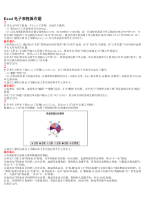 Excel电子表格操作题