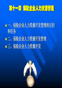 第十一章：保险企业人力资源管理