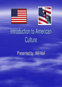 Introduction to American Culture 4.25.2011