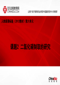 人教新课标版(2012教材)初中九上6[1].2二氧化碳制取的研究ppt课件1