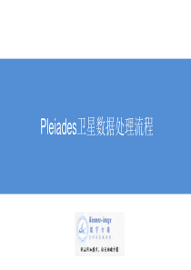 初步Pleiades卫星数据处理流程
