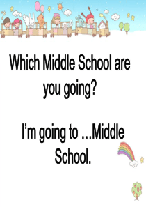 六年级下册英语M10U1--Were-going-to-different-schools