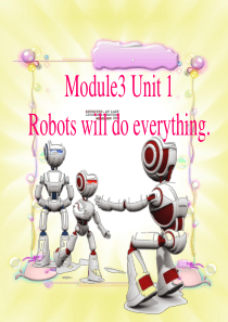 外研版4下Module 3 Robots will do everything