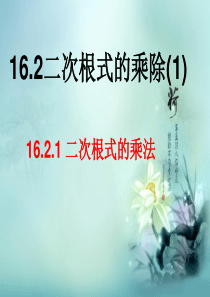 16.2.1二次根式的乘除(1)-二次根式的乘法