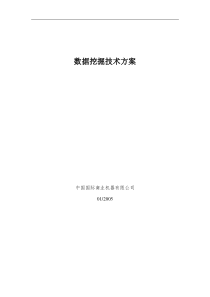 IBM数据挖掘技术方案