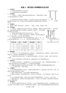 探究弹力和弹簧伸长的关系
