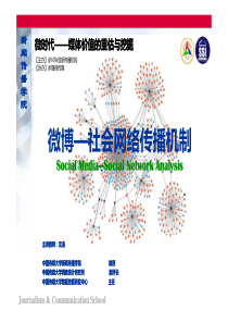 微博媒体价值与挖掘论坛_社会网络传播机制