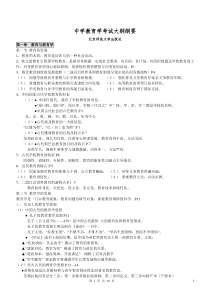 中学教师资格证考试大纲(教育学__教育心理学)