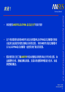 LS-DYNA(ANSYS)中文培训教程