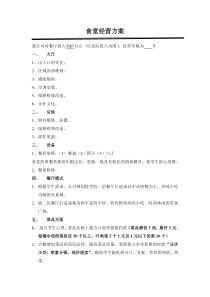 学校食堂经营方案-高校食堂经营-食堂经营策划书（DOC92页）