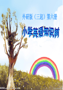 五年级下册英语知识树