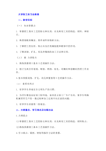 34大学钳工实习总教案