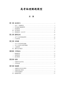 高考物理解题模型