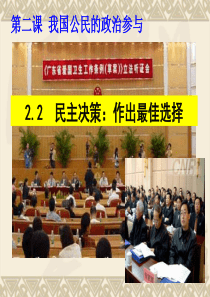 民主决策作出最佳选择ppt(XXXX年最新)