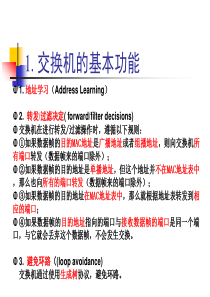 交换机堆叠与级联