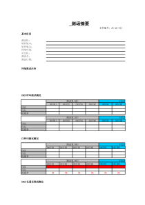 手机场测报告