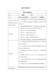 我的个性研修计划