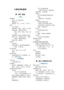 数据通信与网络(吴时霖)复习提纲