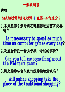 英语口语问句练习(人教版)