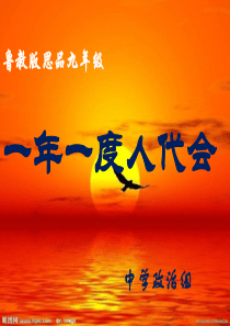 鲁教版思品九年级《一年一度人代会》课件