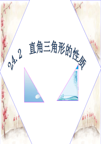 zi华师大版九年级上《24.2直角三角形的性质》ppt课件
