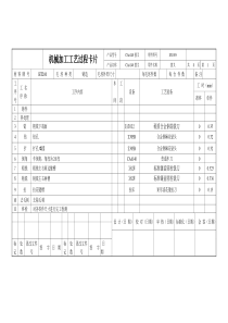 CA6140拨叉831005工艺卡片