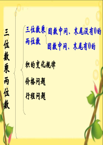 三位数乘两位数整理与复习