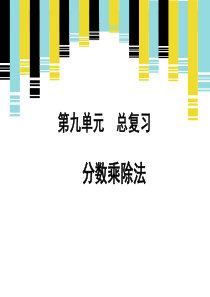 《分数乘除法》名师复习课件