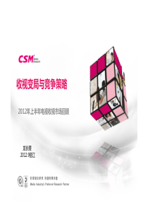 收视变局与竞争策略_XXXX电视收视市场回顾