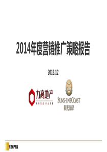 力高阳光海岸2014年度营销推广报告