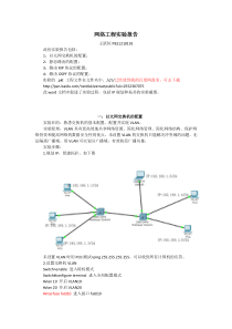 网络工程实验报告