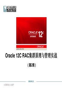 Oracle 12C RAC集群原理与管理实战2