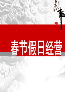 系统假日经营案例