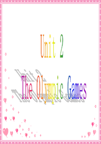 模块复习课件必修二Unit2_The_Olympic_Games