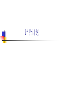 经营计划