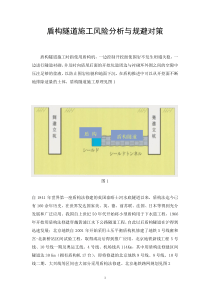 盾构隧道施工风险分析与规避对策new