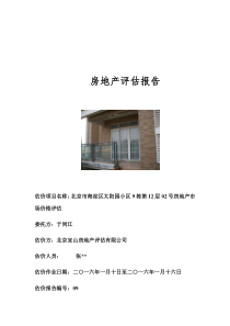 房地产评估报告0